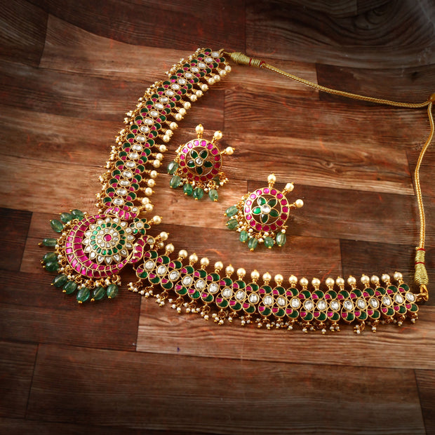 KUNDAN NECKLASE SET