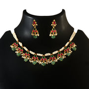 jadau kumdan necklace