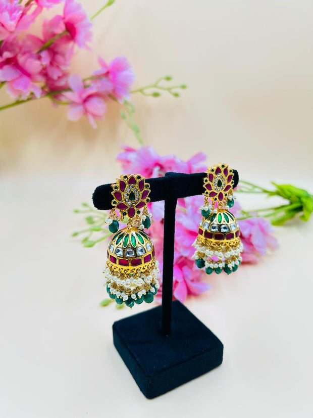 Long Jhumka Set