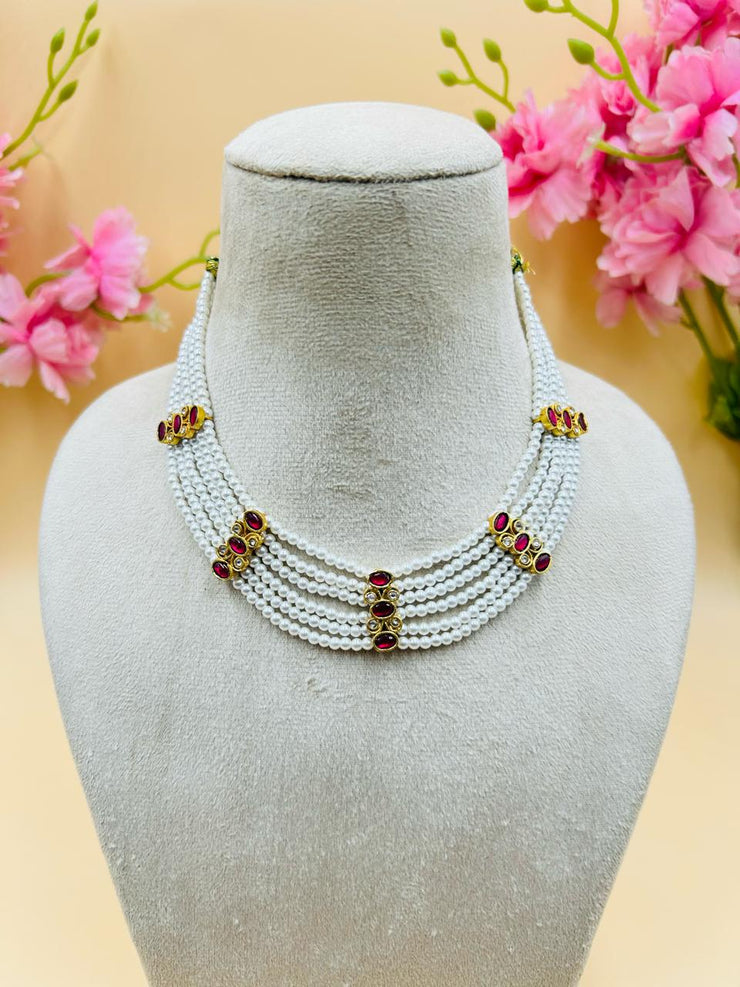 Choaker Necklace Set (5 Line)