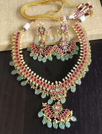 Necklace set ( Jadau Kundan premium Jewellery)