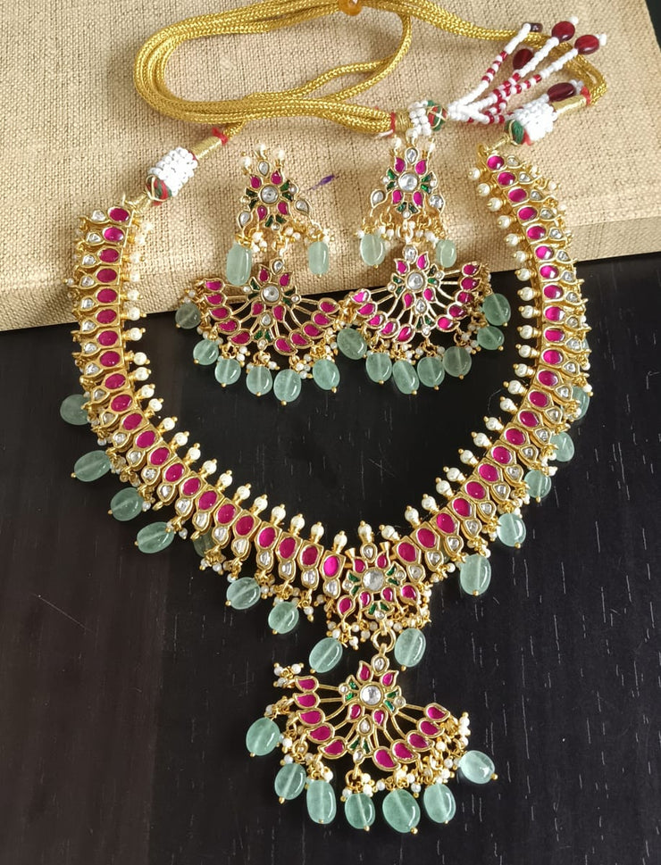 Necklace set ( Jadau Kundan premium Jewellery)